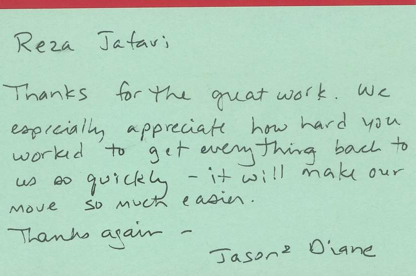 Archived customer letter 11