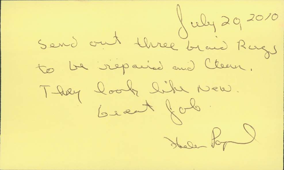 Archived customer letter 20