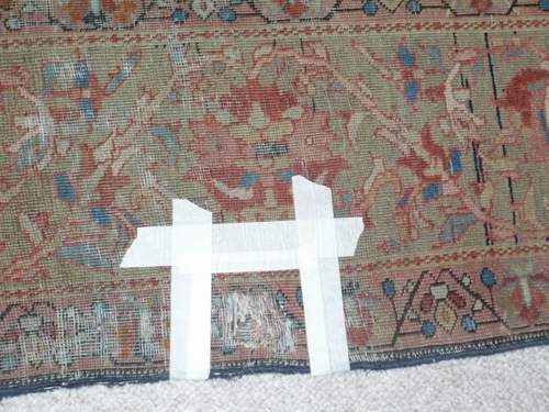 Oriental rug repair example 3