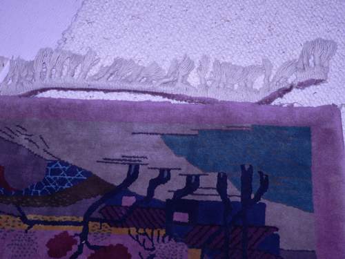 Restored rug edge example